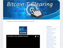Tablet Screenshot of bitcointclearing.com